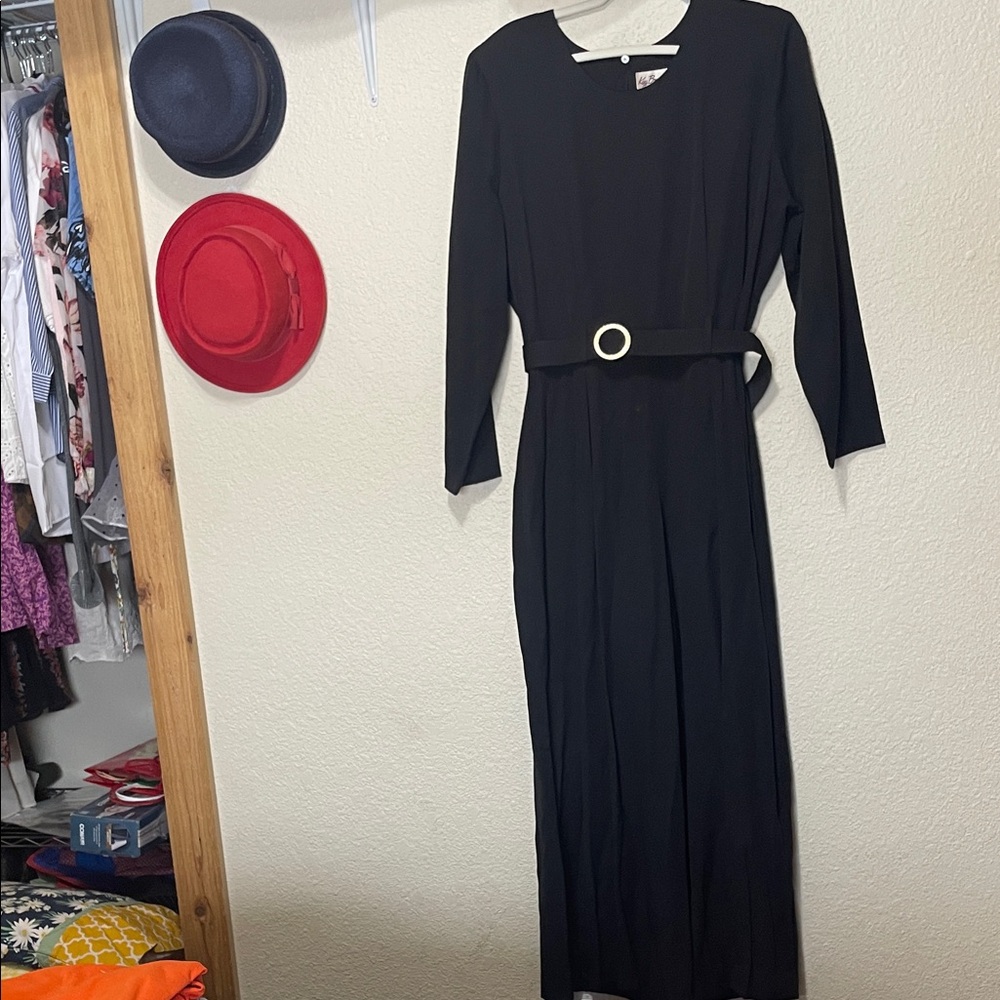 Kay Brandon For H&A Vintage Black Wide Leg Jumpsuit. Very Good Condition.